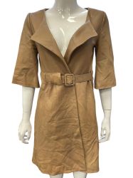 Кожено дамско яке с коланче SCHUMACHER M