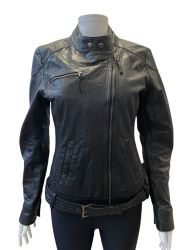 Кожено дамско яке VERO MODA L