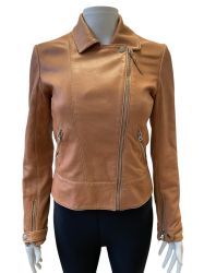 Кожено дамско яке MASSIMO DUTTI S