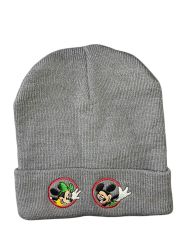 Сива плетена шапка DISNEY ONE SIZE