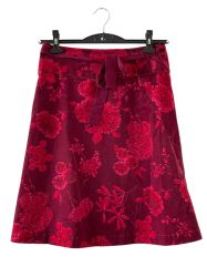 Дамска пола с цветчета и коланче JACKPOT XS