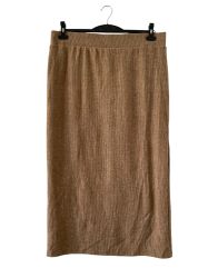 Плетена дамска пола с цепка ANKO XL