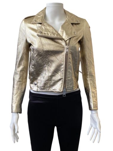 Дамско яке от естествена кожа IMPERIAL XS