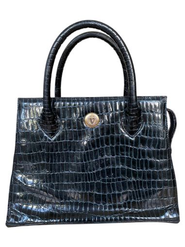 Крокодилска дамска чанта VALLE VERDE