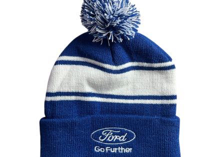 Плетена зимна шапка с помпон FORD