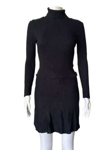 Плетена дамска рокля с поло яка NETWORK XS