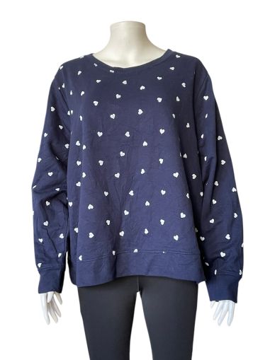 Дамски суичър на сърчица J.CREW 3XL