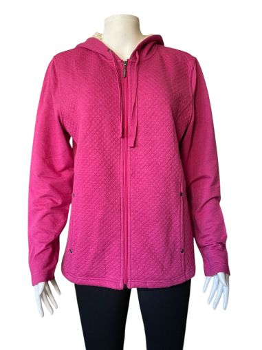 Памучен дамски суичър с качулка L