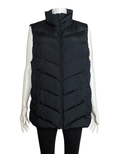 Дамски елек с джобчета и цип LANDS' END XL