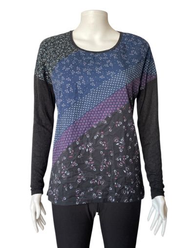 Дамска блуза на цветя с дълъг ръкав YESSICA C&A S