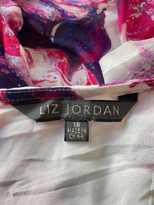 Дамска блуза на цветя LIZ JORDAN 2XL