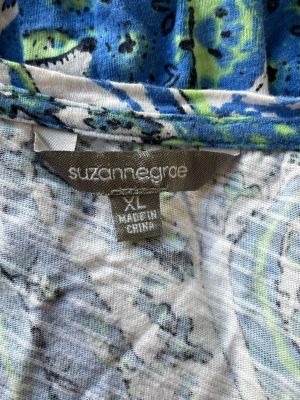 Памучна дамска блуза с къс ръкав SUZANNEGRAE XL