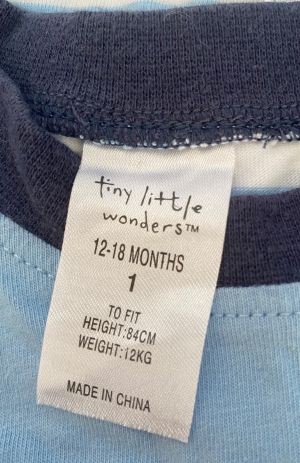 Бебешка блузка TINY LITTLE WONDERS 12-18 месеца