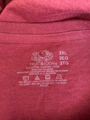 Мъжка тениска FRUIT OF THE LOOM 2XL