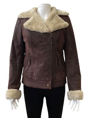 Дамско яке от естествена кожа C&A S