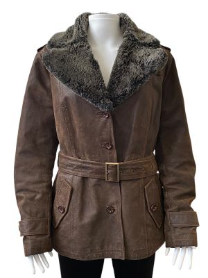 Дамско яке от естествена кожа YESSICA L