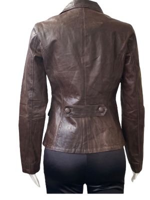 Дамско яке от естествена кожа BLENDSHE M