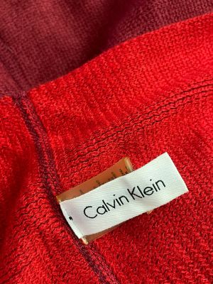 Червен плетен шал CALVIN KLEIN
