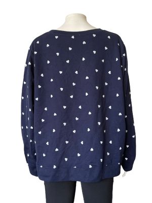 Дамски суичър на сърчица J.CREW 3XL