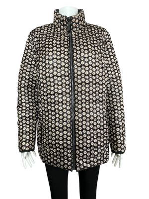 Дамско преходно яке с две лица, джобчета и цип BARBARA LEBEK XL