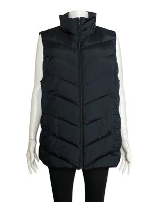 Дамски елек с джобчета и цип LANDS' END XL