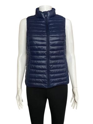 Дамски елек с джобчета и цип S