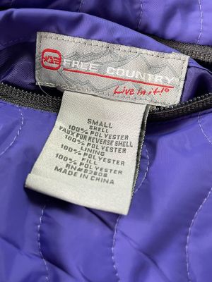 Дамско елече с две лица, джобове и ципове FREE COUNTRY S