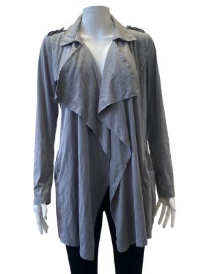 Дамско кожено яке с джобове ESMARA S