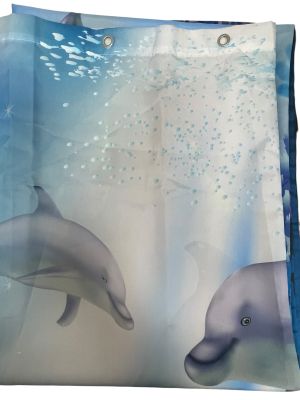 Перде с делфини (1бр.) 