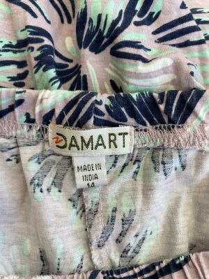 Памучно дамско долнище на пижама DAMART L