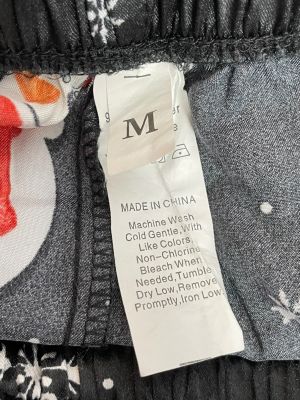 Комплект коледна дамска пижама M