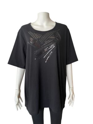 Дамска блуза с къс ръкав VIA APPIA DUE 3XL