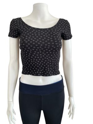 Дамска блуза с къс ръкав PULL&BEAR M