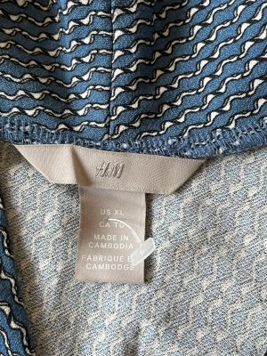 Дамска блуза с къс ръкав H&M XL