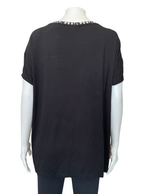 Дамска блуза с къс ръкав SA.HARA 2XL