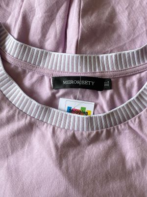 Дамска блуза с къс ръкав MEROKEETY XL