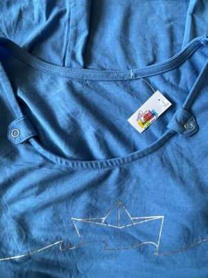 Дамска блуза с къс ръкав XL 