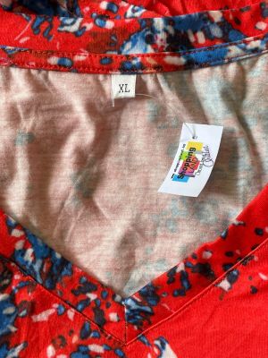 Дамска блуза с къс ръкав XL