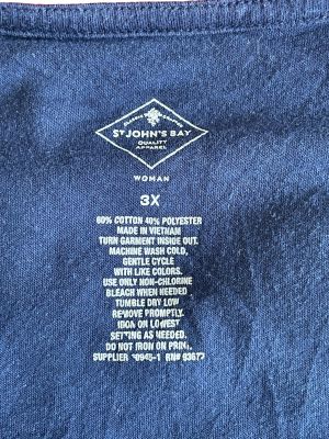  Дамска блуза с къс ръкав STJOHN'SBAY 3XL